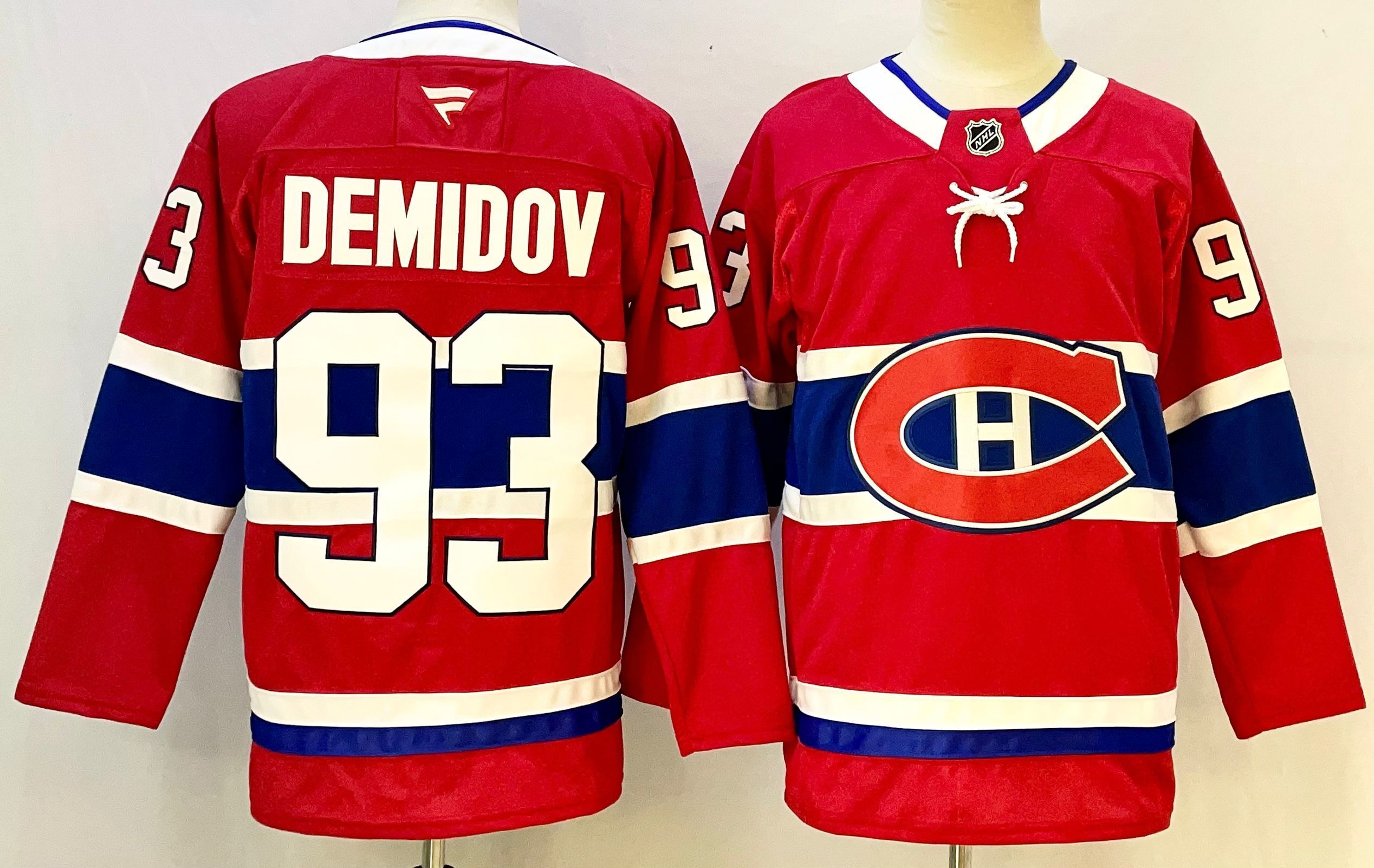 Men Montreal Canadiens #93 Demidov Red 2026 Adidias NHL Jersey style 001
